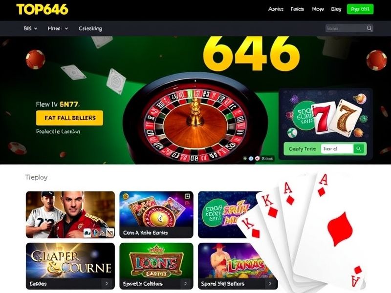 Welcome to the official top646.com promotional site. Discover the best online gambling experience with casino games, sports betting, and live poker. Join now for exclusive bonuses!
